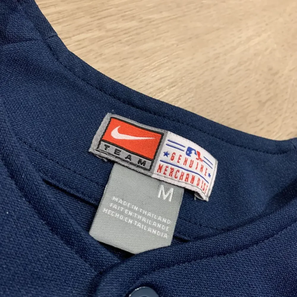 Vintage Y2K Nike Team MLB Boston Red Sox Navy Blue Jersey Youth Boys Medium M